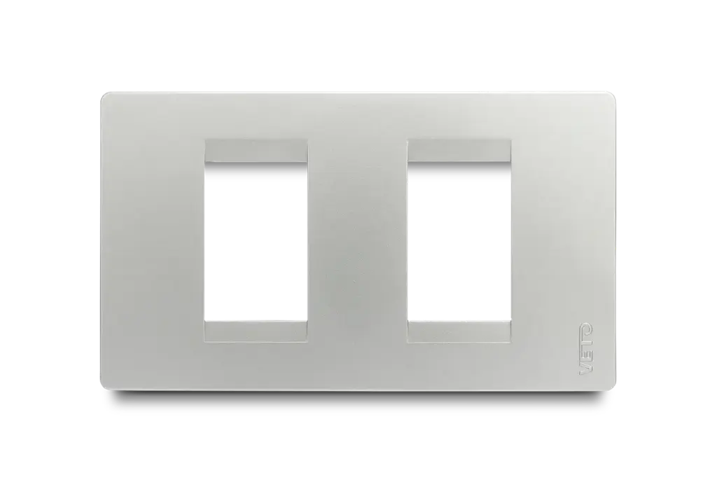 Placa Stilo 2H Plata. Premium