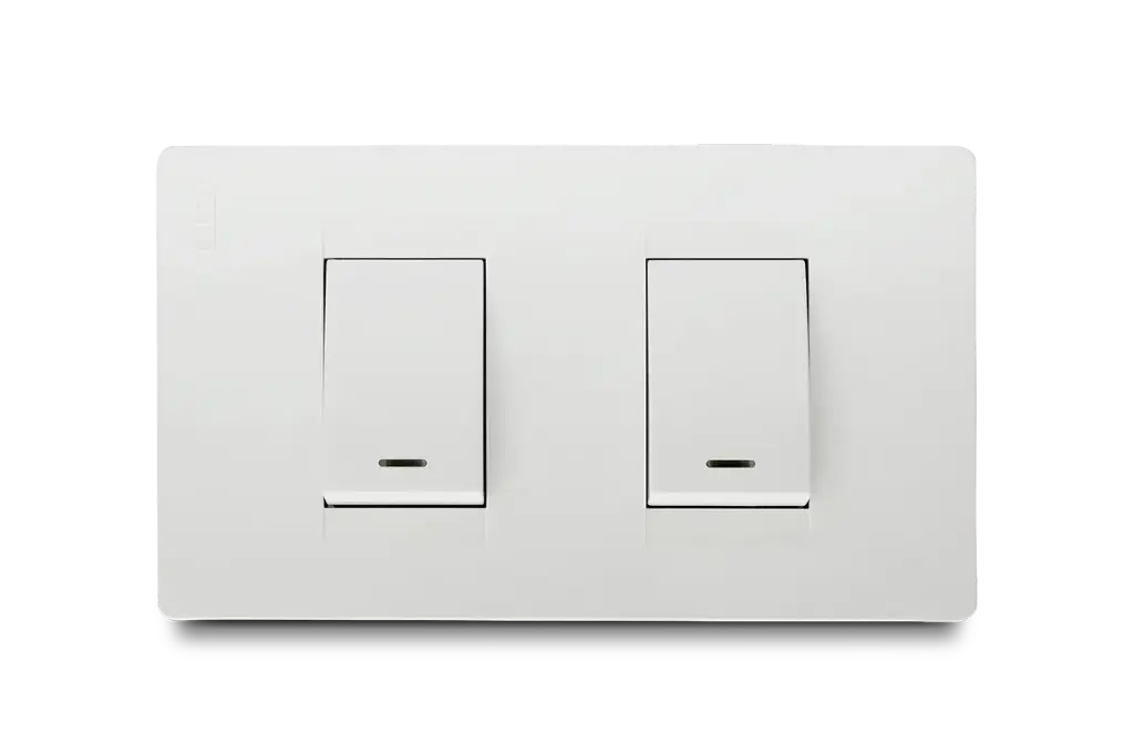 Interruptor Doble Bl. Premium