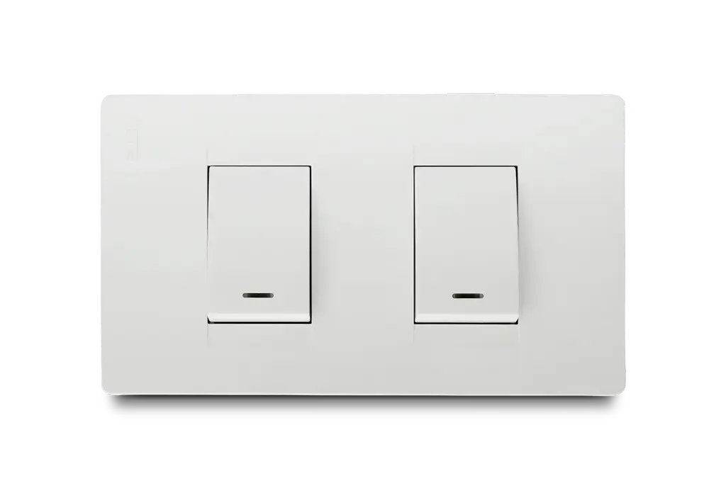 Conmutador Doble Bl. Premium