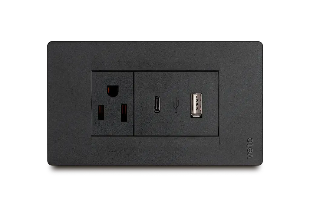 TOMA MIXTO TOMA+2 USB A+C NG. PREMIUM