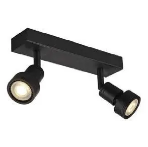 Spot 2L Moderno Aluminio Negro GU10