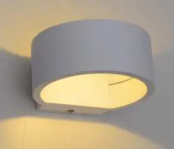 Aplique Pared Led Exteriores Redondo 5W 3K