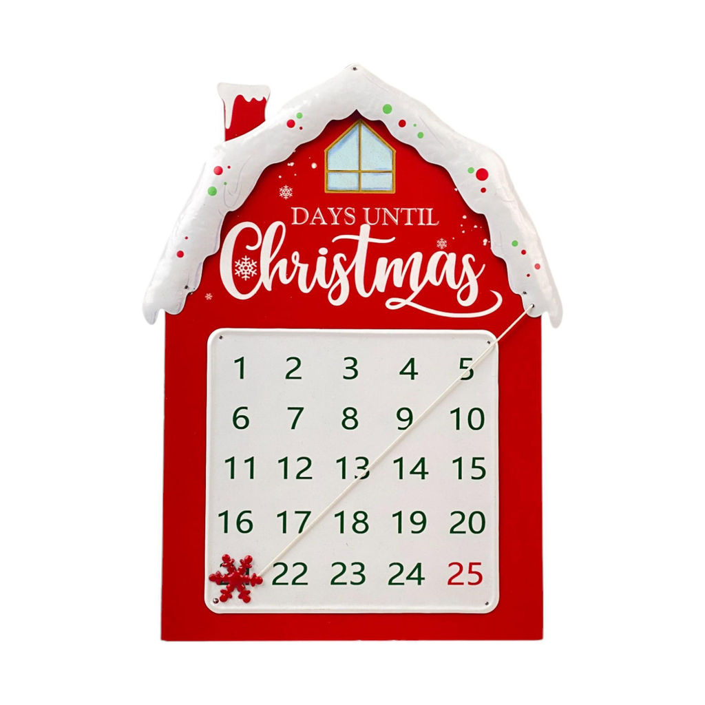 CALENDARIO NAVIDAD - MEDIDAS: 22.5X1.5X30CM