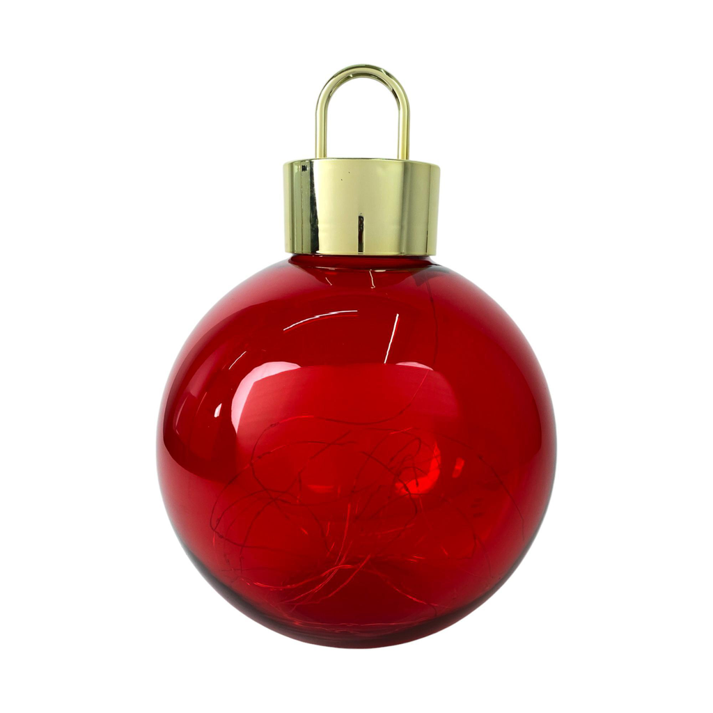 BOMBILLO NAVIDAD C/LUZ - MEDIDAS: 25X25X35CM