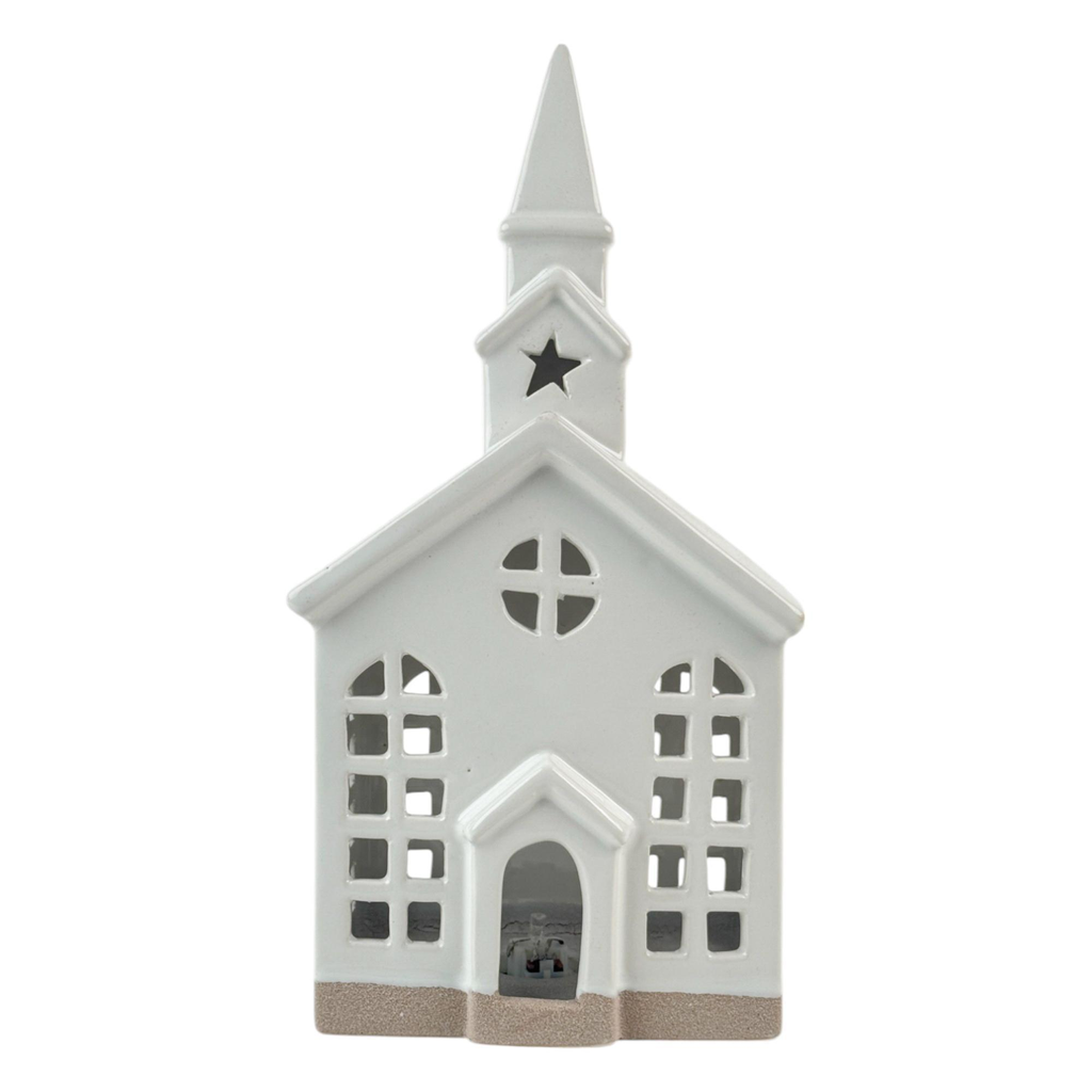 CASA NAVIDAD C/LUZ - MEDIDAS: 14.70X9.50X28.80CM