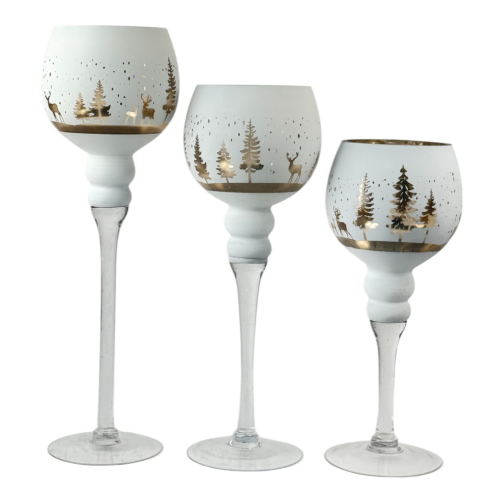 JGO CANDELABROS 3PZ - MEDIDAS: 12.5X12.5CM