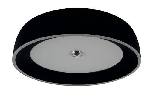 [200149] Lamp. Colg. Led T/Plafon 3 Tonos/L 40W Negro+Blanco (D430X110Mm)