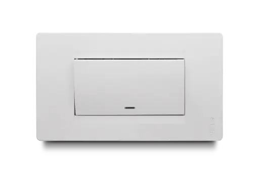 [PRE29078] Interruptor Simple Premium Balancin Ancho Blanco