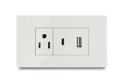 [PRE30470] Usb A+C Modulo Negro Veto Premium