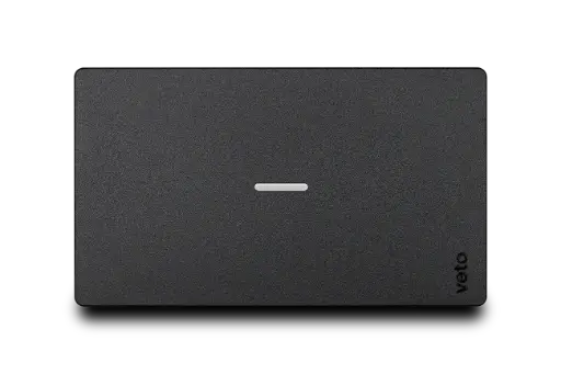 [PRE29689] Interruptor Inteligente Simple Wifi Negro Veto Premium
