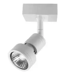 [032320] Spot 1L Moderno Aluminio Blanco GU10