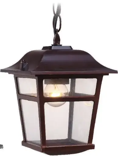 [022064] Farol Colg. 1L E27 Montecarlo 4 Caras (250X160Mm)