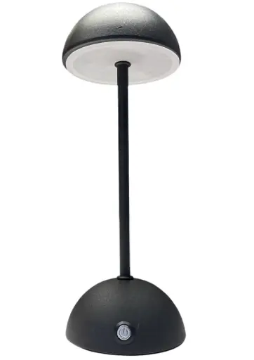 [6980000007220] Lámpara LED Táctil Negra - 27x10cm