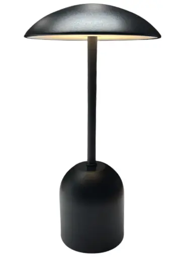 [6980000007459] Lámpara LED Táctil Negra - 29x14.5cm