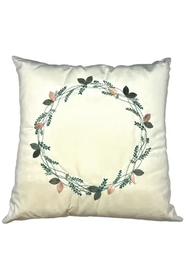 [7862114212914] Cojín Corona Bordada- 45X45CM