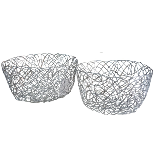 [INHOME6184] Juego Centro de Mesa x2 - 27/24CM