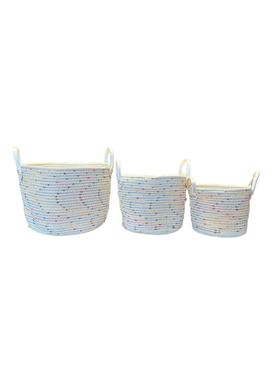 [5265854740129] Juego de Cestas x3 - 17X23-20X26-22X31CM