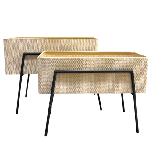 [6980000006193] Macetero X2 - 70x29x56cm / 66x26x48cm