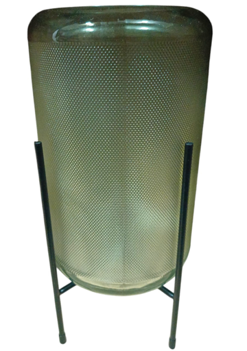 [6920230057800] Florero Vidrio C/Soporte - 15x32cm